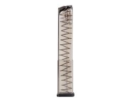 ETS Gen 2 Glock 17 9mm 32 Round Magazine, Clear - GLK-18G2