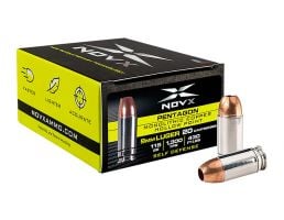 NOVX Copper Pentagon 115 gr 9mm Luger Ammo, 20rds - 9CP115-20
