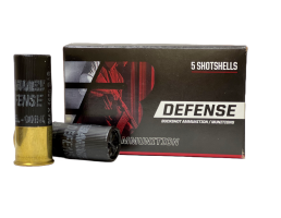 Barnes Defense Buckshot 12 Gauge 2-3/4" Ammo, 5rds