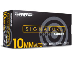 Ammo Inc Signature 10mm Ammo 180 Grain TMC 50 rds - 10180TMC-A50