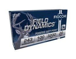 Fiocchi Field Dynamics .243 Winchester 100 gr SP 20rds