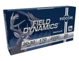 Fiocchi Field Dynamics Interlock 30-30 Winchester 170 Grain FSP, 20rds - 3030C