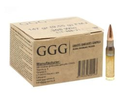 GGG .308 Bulk Ammo 147 Gr FMJ 600rds - GGG308