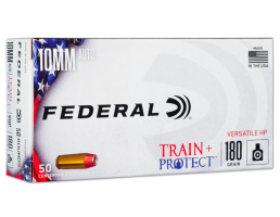 Federal Train+Protect 10mm Auto 180 gr VHP Ammo, 50rds - TP10VHP1