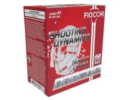 Fiocchi Shooting Dynamics 12 Gauge 2.75" #8 Shot Ammo - 1.12 oz - 25rds - 12SDHV8