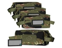 Savior Equipment Loose Sac Soft Ammo Carrier 4pk, Tiger Stripe - SP-AMST-4P-TIGR