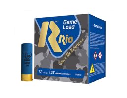 Rio Game Load 12 Gauge 2-3/4" 1-1/16oz #7.5 Shot 1250fps Ammo, 25rds - CG3075