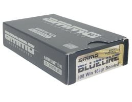 Ammo Inc Blue Line 308 Win 168gr 20rds - 308168BND-A20