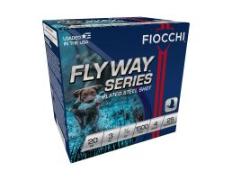 Fiocchi Flyway Series 20 Gauge 3" #4 Steel Shotshell, 25rds. - 203ST4