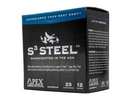 Apex S3 Steel 12 Gauge 3" #4 Shot 25rds