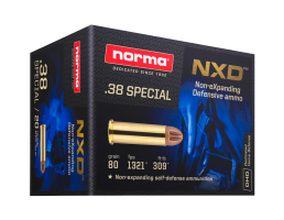 Norma NXD .38 Special 80 gr Injection Molded Copper Ammo, 20rds - 611240020