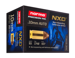 Norma NXD 10mm 93 gr Injection Molded Copper Ammo, 20Rds - 611340020