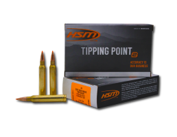 HSM Ammunition Tipping Point 2 .300 Win Mag 165 gr Hornady SST Rifle Ammo, 20Rds