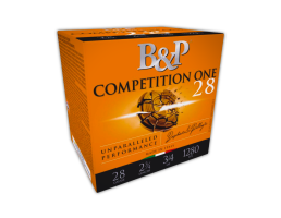 B&P Competition One 28 Gauge 2-3/4" #7.5 3/4oz Shotshells, 25Rds