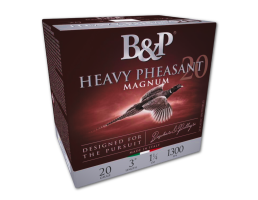 B&P Heavy Pheasant 20 Gauge 3" #6 1-1/4oz Shotshells, 25Rds