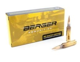 Berger Bullets Long Range Hybrid Target 6mm Creedmoor 109 gr OTM 20rds