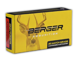 Berger Bullets Elite Hunter 6mm Creedmoor 108gr BTHP Ammo, 20rds