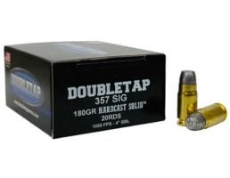 DoubleTap Ammunition Hardcast Solid .357 Sig 180 gr LFN 20rds