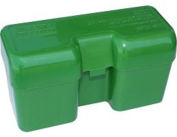 MTM Case Gard .375 Remington Ultra Magnum/.416 Rigby Flip-Top Ammo Box, 22rds Green