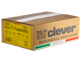 Clever Mirage T1 Super Target Featherlite 12 Gauge 2-3/4" #8 1 Ounce 250rds Case