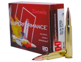 Hornady Superformance .30-06 Springfield 165 gr CX, 20rds
