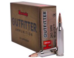 Hornady Outfitter .243 Winchester 80 gr CX, 20rds