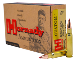 Hornady Custom 6.8 Rem SPC 100 gr CX, 20rds