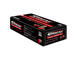 Ammo Inc STREAK .380 ACP Ammo 100gr TMC Red, 50rds - 380100TMC-STRK-RED-50