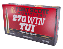 Fort Scott Munitions .270 Win. TUI 130GR SCS, 20rds - 270130SCV2