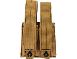 Advance Warrior Solutions Pistol Double Mag Pouch, Tan - PDMP-TN
