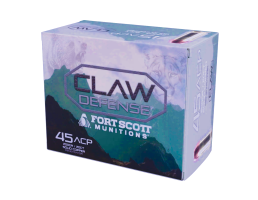 Fort Scott Munitions Claw Defense 45ACP 200gr FN Ammo, 20rds - 450200SCVFNCD