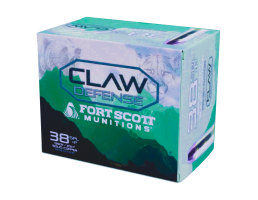 Fort Scott Munitions Claw Defense 38SPC+P 135gr FN Ammo, 20rds - 38+P135SCVFNCD