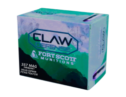 Fort Scott Munitions Claw Defense 357MAG 150gr FN Ammo, 20rds - 357mag150scvfncd