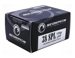 Scorpion 38 Special 125gr JHP Ammo, 20rds - 38125JHP-S20
