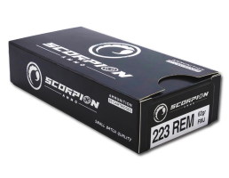 Scorpion 223 Rem 62gr FMJ Ammo, 20rds - 223062FMJS20