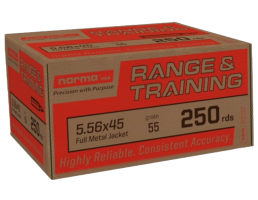 Norma Range & Training 5.56 55gr FMJ, 250rd - 701703514