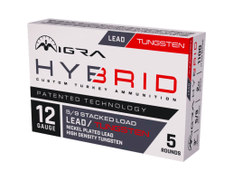 Migra Hybrid 12 Gauge 3" #5 Lead/#9 Tungsten 2oz Custom Turkey Load, 5rds -  T12HYB59