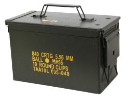 Surplus Grade A 50 Cal. Metal Ammo Cans, OD Green - SP9102