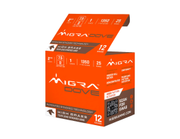 Migra Dove 12 Ga 2-3/4in 1oz 7.5/9 Stacked Load, 25rds - M12LF759