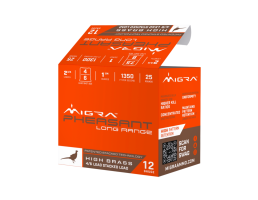 Migra Pheasant 12 Ga 2-3/4in 1-1/4oz 4/6 High Brass Stacked Load, 25rds - M12P46