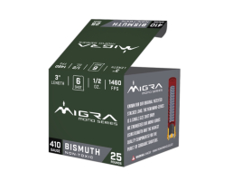 Migra Bismuth Mono Series .410 Gauge 3in 1/2oz #6 Shot Load, 25rds - M41086