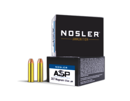 Nosler ASP .357 Magnum 125Grain JHP Ammo, 20Rds - 40137