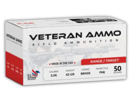 Hyperion Veteran M855 5.56 62gr FMJ Ammo, 50rds - HMBX5566250