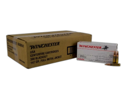Winchester USA Target & Practice .300 Blackout 147gr FMJ Ammo, 125Rds