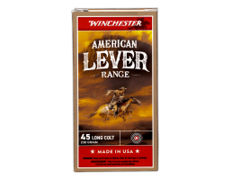 Winchester American Lever Range .45 Long Colt 250gr LFN Ammo, 50Rds