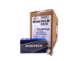 Magtech 9A 9mm Luger 115Gr FMJ Blk Ammo Case, 1000Rds