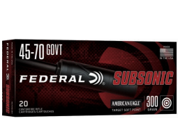 Federal Subsonic .45-70 Government 300Gr TSP Ammo, 20Rds