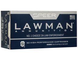 Speer Lawman Clean-Fire Training 158 gr Total Metal Jacket .38 Spl +P Ammo, 50/box - 53833