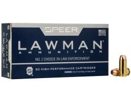Speer Lawman Clean-Fire Training 180 gr Total Metal Jacket .40 S&W Ammo, 50/box - 53880