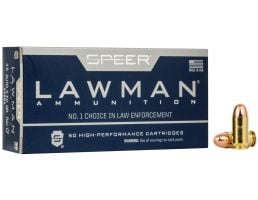 Speer Lawman Clean-Fire Training 230 gr Total Metal Jacket .45 Auto Ammo, 50/box - 53885